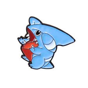 Pokemon Gible Shark Enamel Pin